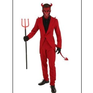 Adult Red Suit Devil Costume